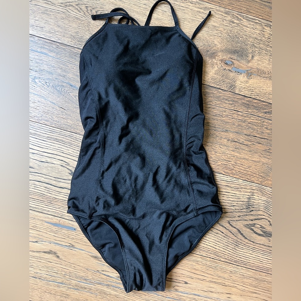 Albion black weekender one piece swimsuit XS